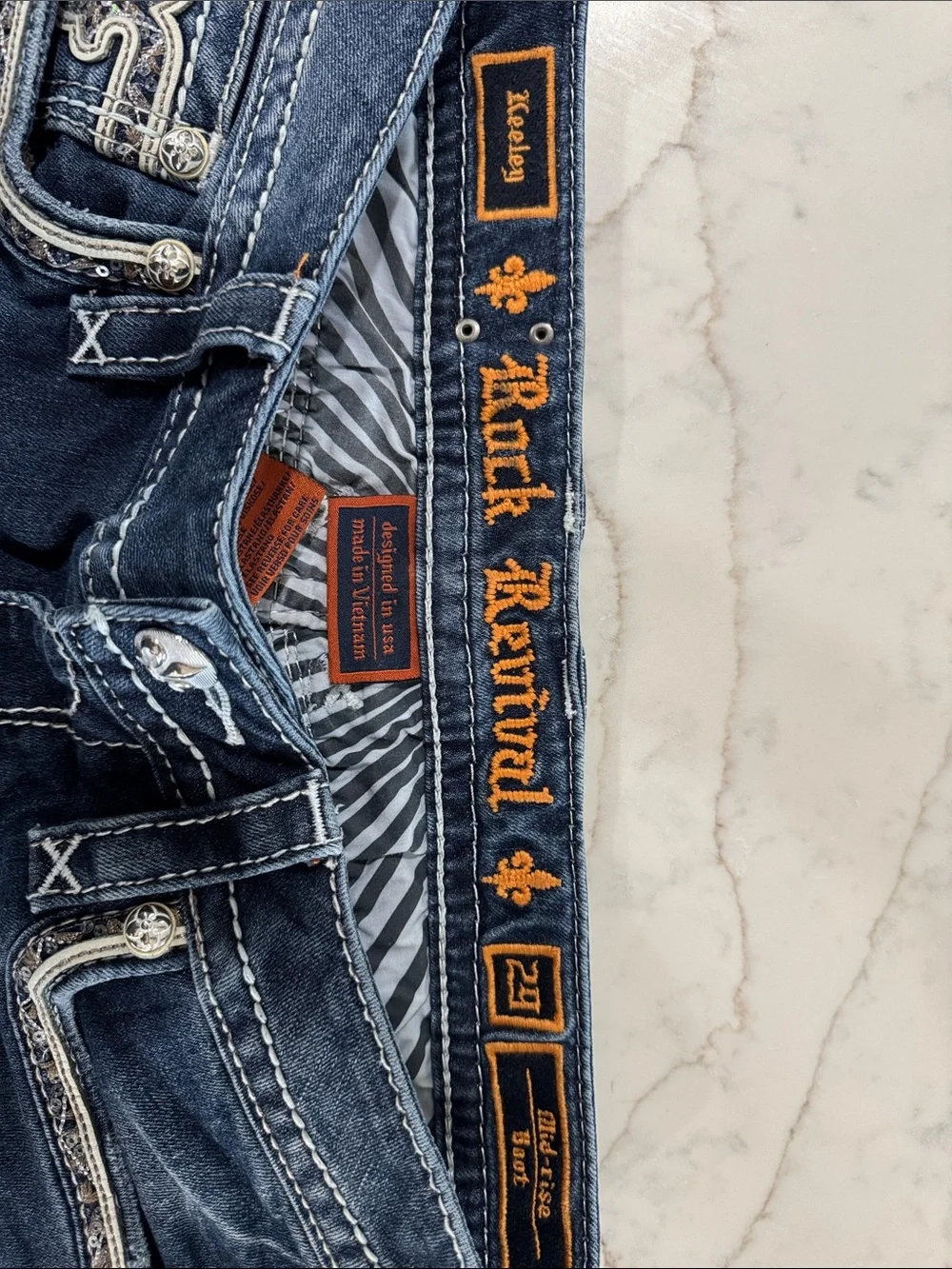 Rock Revival dark blue
